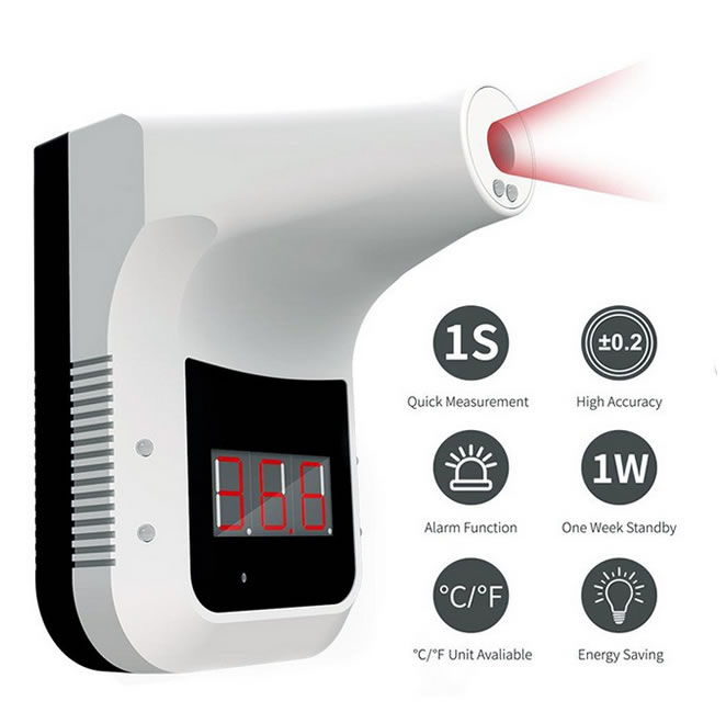 termometro da parete termoscanner